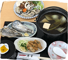 姫路市網干魚吹津内のしらす・海鮮丼のお食事処「海幸」